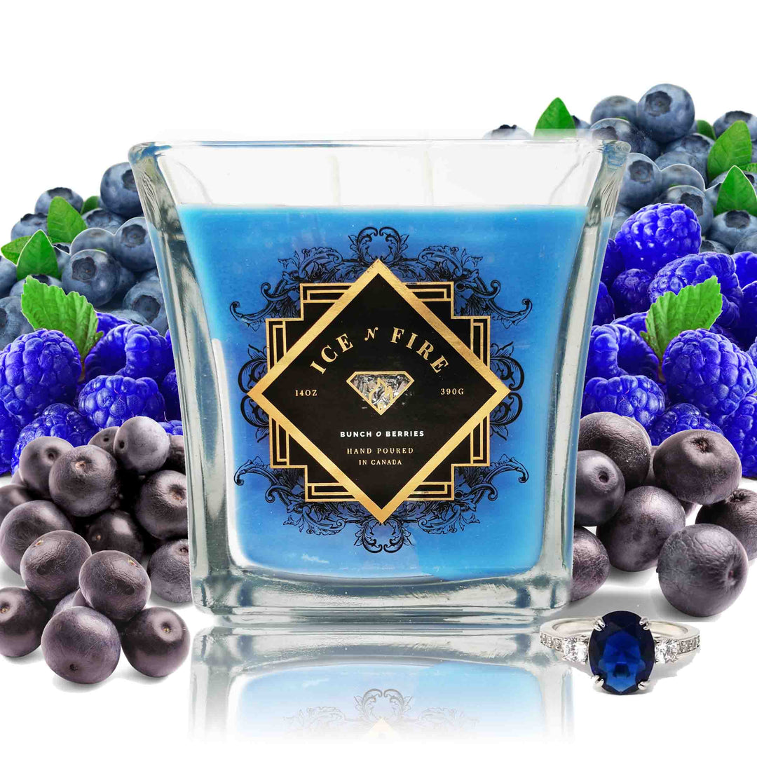 Bunch O Berries Sterling Ring Soy Candle