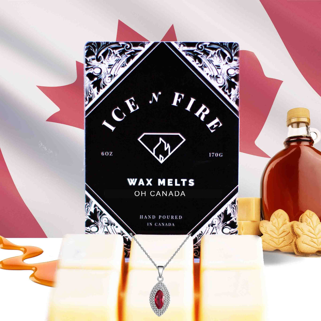 Sterling Necklace Limited Edition "Oh Canada" Sweet Maple Wax Melt