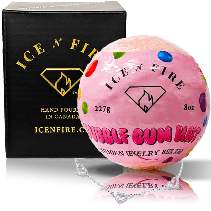 Bubble Gum Blast "MONDO" Jewelry Bath Bomb (Fruit / Citrus)