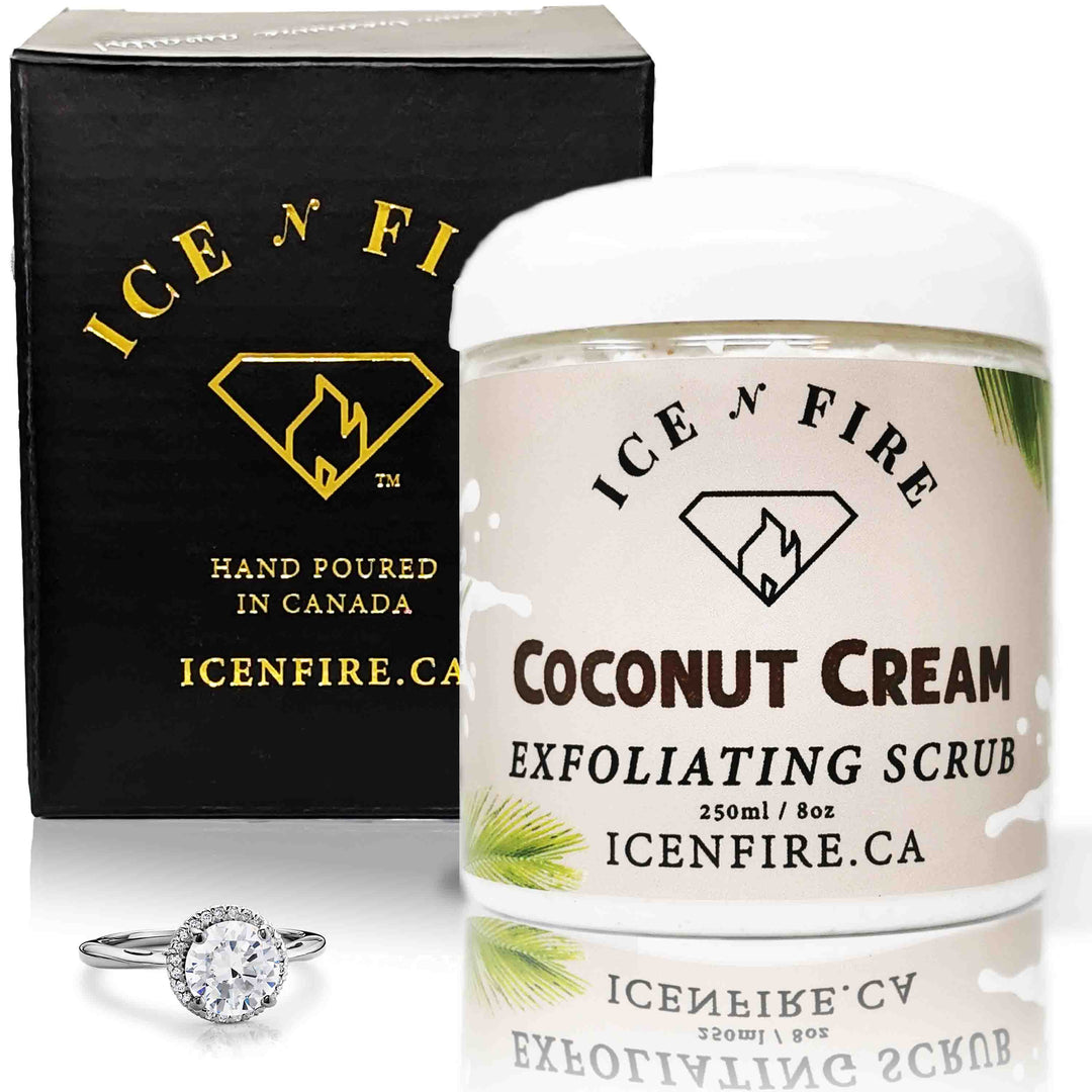 Coconut Cream Exfoliating Scrub Jewelry Shower Mousse (LIMITED EDITION)