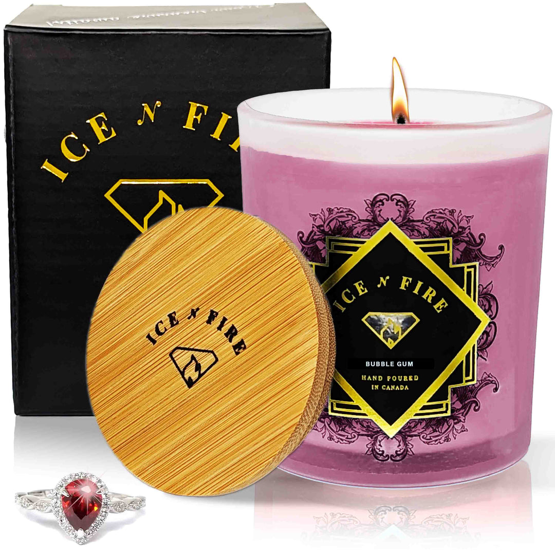 Bubble Gum Hidden Jewelry Soy Candle