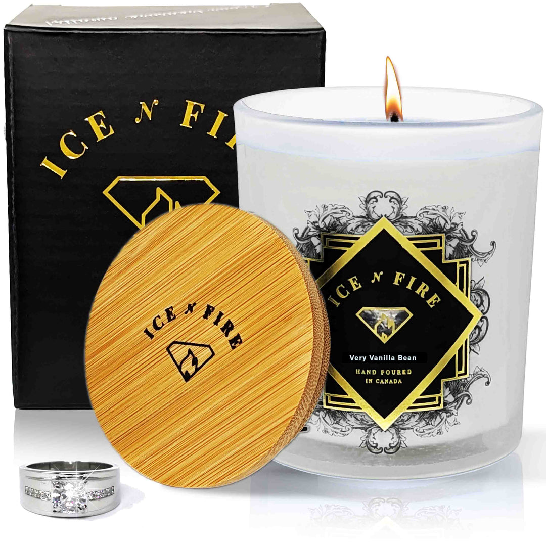 Very Vanilla Bean Hidden Jewelry Soy Candle