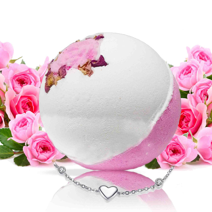 Rose Petals "MONDO" Jewelry Bath Bomb