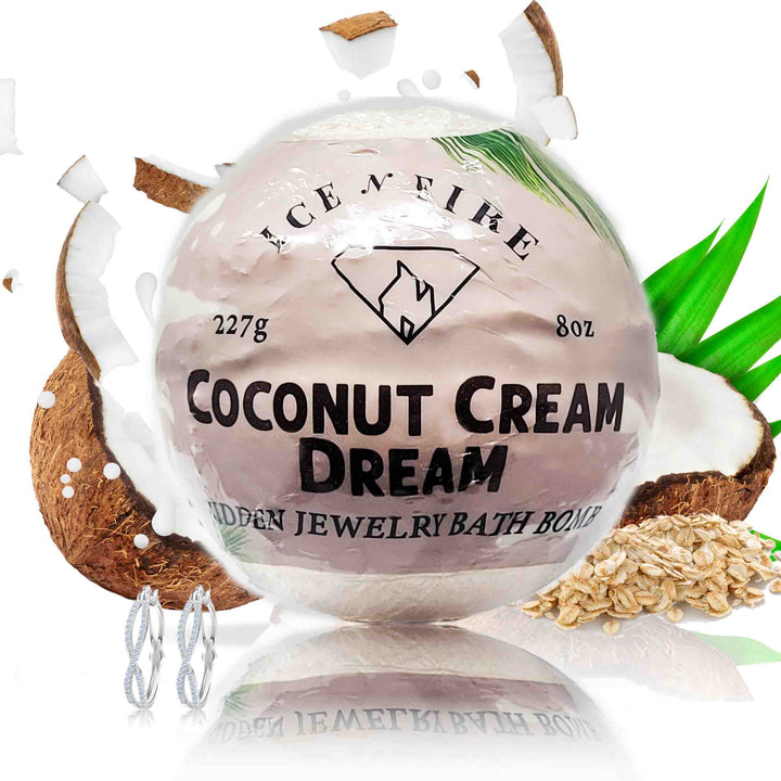 Coconut Cream Dream "MONDO" Jewelry Bath Bomb