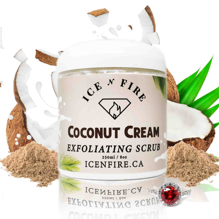 Coconut Cream Exfoliating Scrub Jewelry Shower Mousse (LIMITED EDITION)