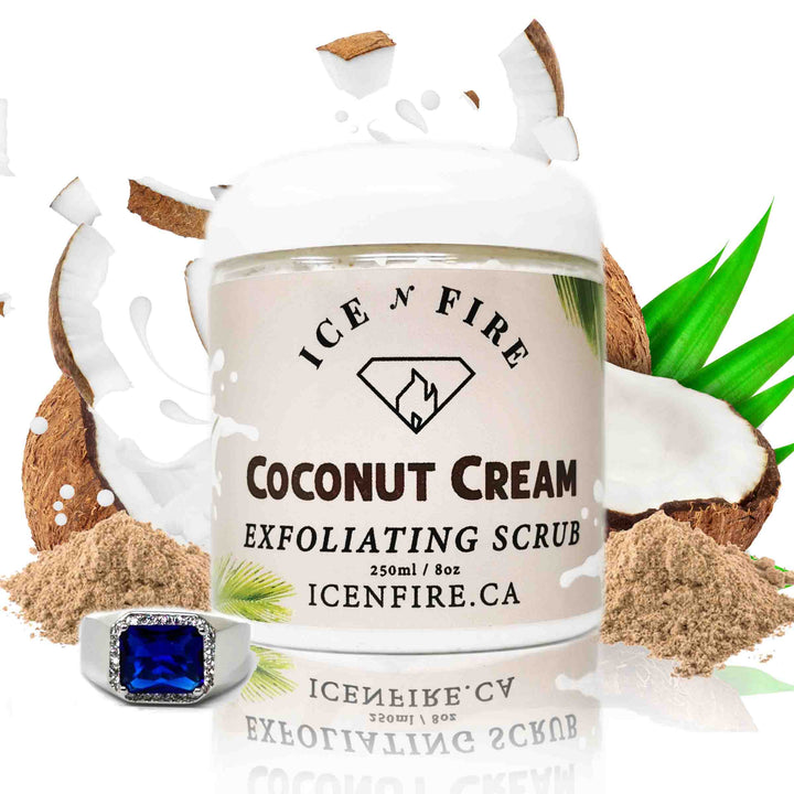 Coconut Cream Exfoliating Scrub Jewelry Shower Mousse (LIMITED EDITION)