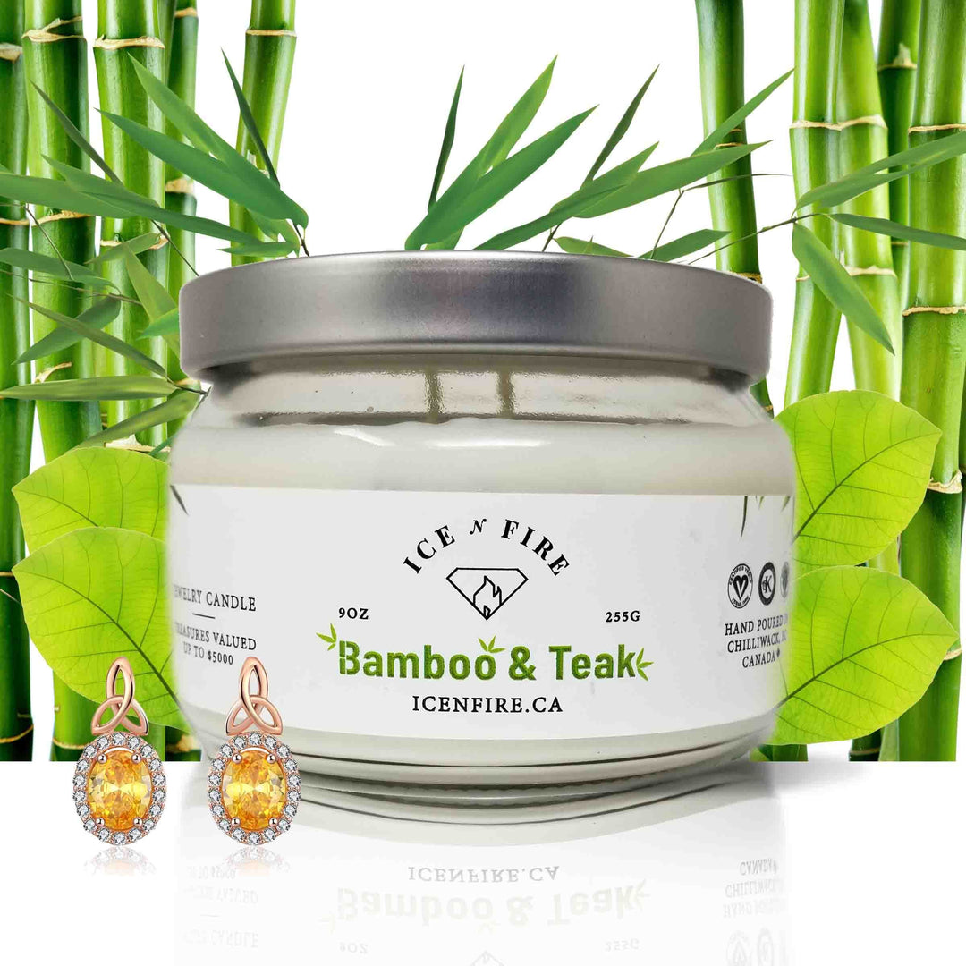 Bamboo & Teak Classic Jewelry Soy Candle