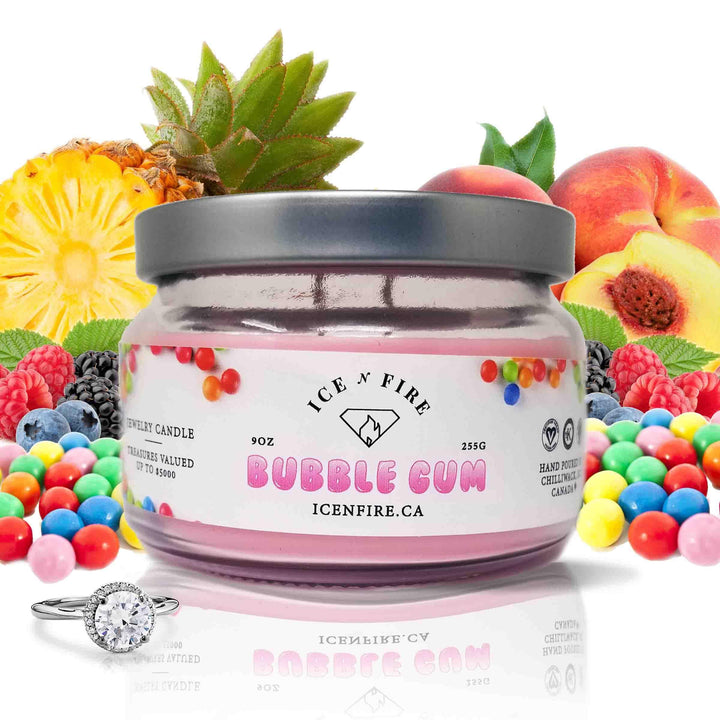 Bubble Gum Classic Jewelry Soy Candle