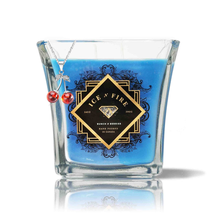 Sterling Necklace Bunch O Berries Soy Candle