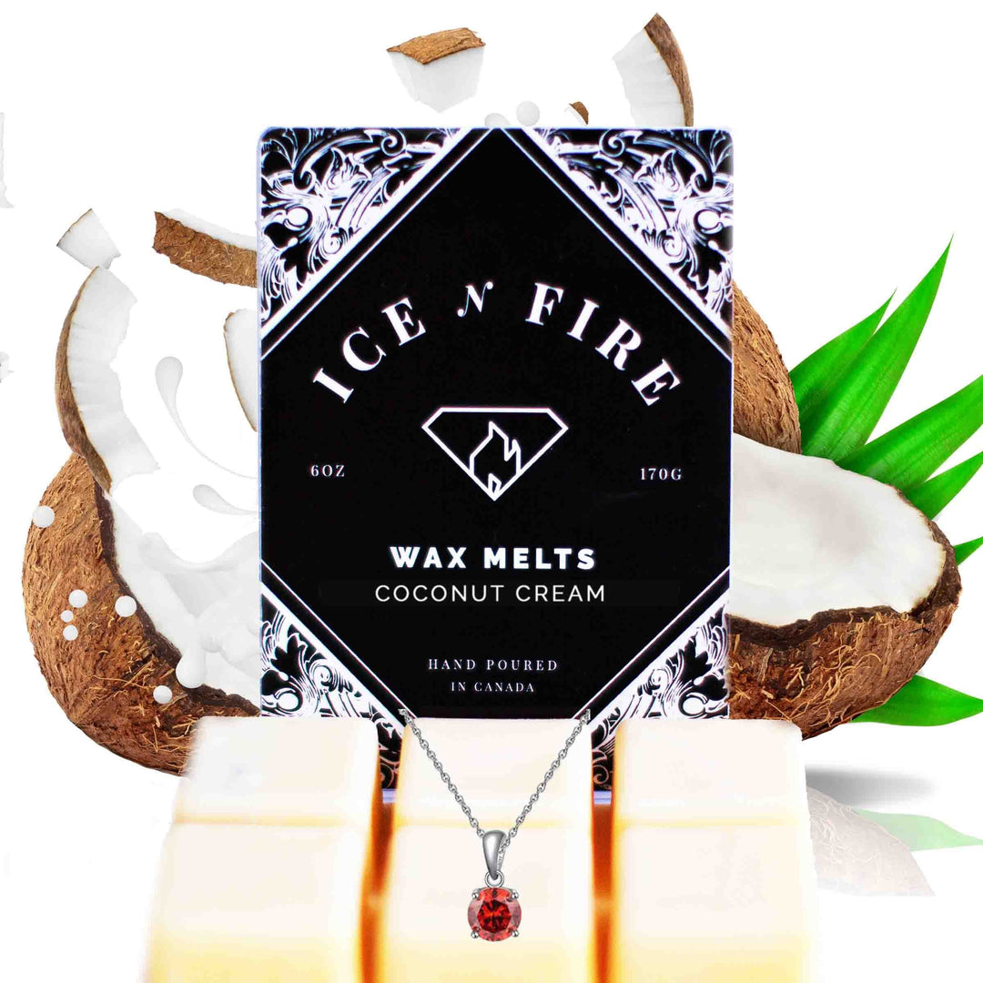 Sterling Necklace Coconut Cream Wax Melt
