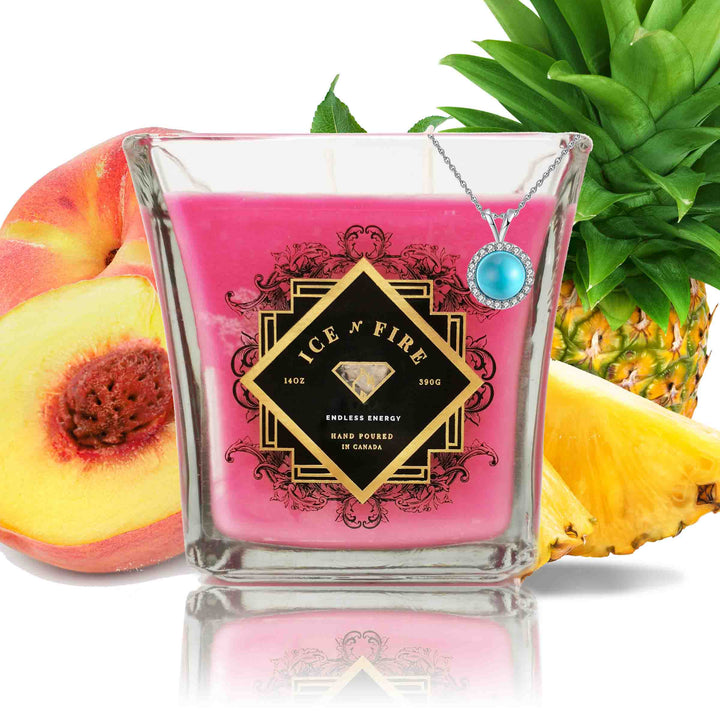 Sterling Necklace Endless Energy Soy Candle