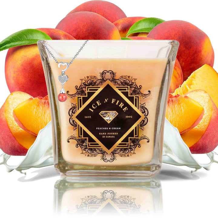 Sterling Necklace Peaches & Cream Soy Candle