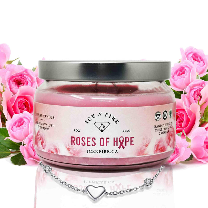 Limited Edition Roses Of Hope Classic Jewelry Soy Candle