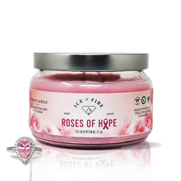 Limited Edition Roses Of Hope Classic Jewelry Soy Candle