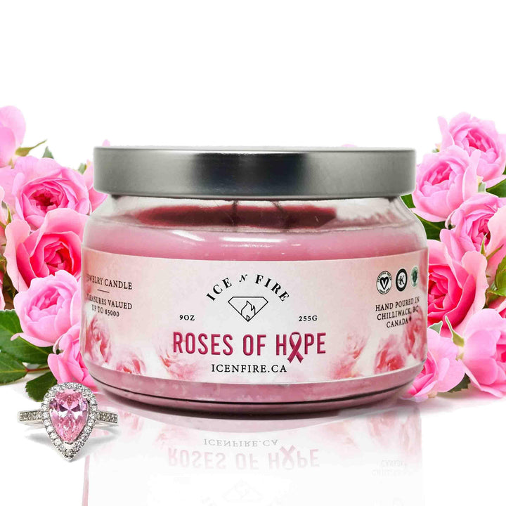 Limited Edition Roses Of Hope Classic Jewelry Soy Candle