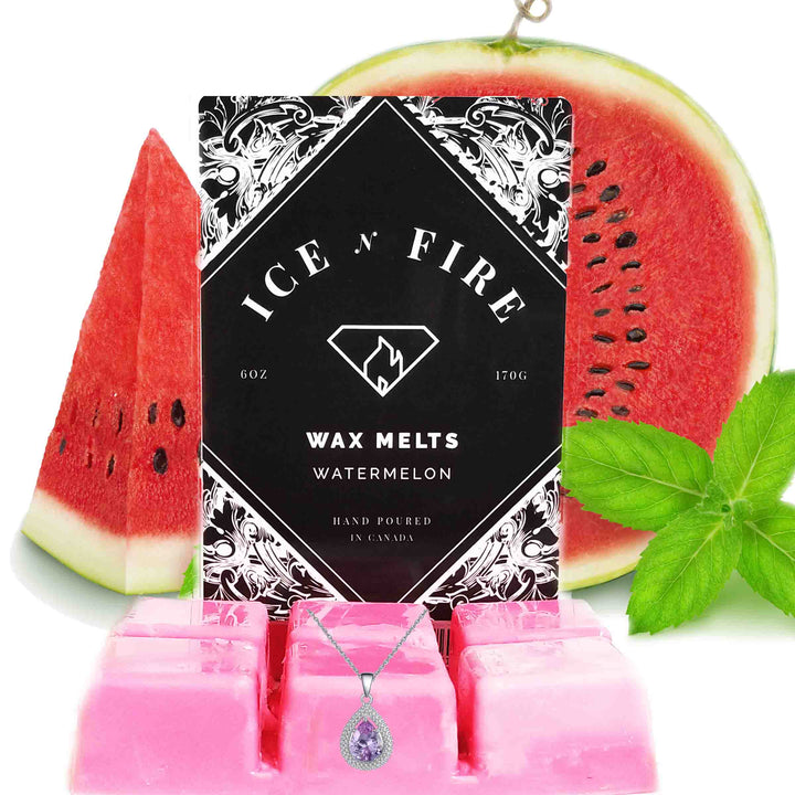 Sterling Necklace Watermelon Wax Melt