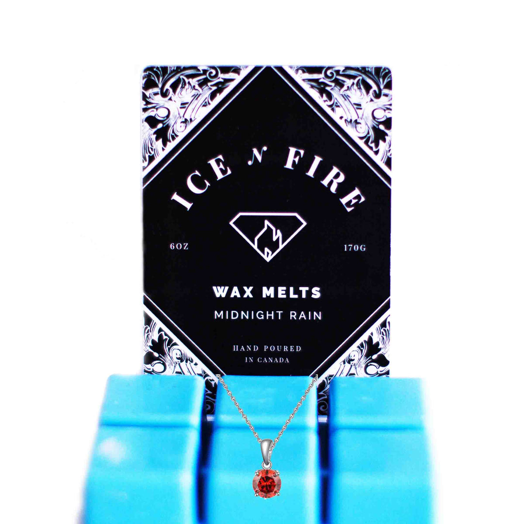 Sterling Necklace Midnight Rain Wax Melt