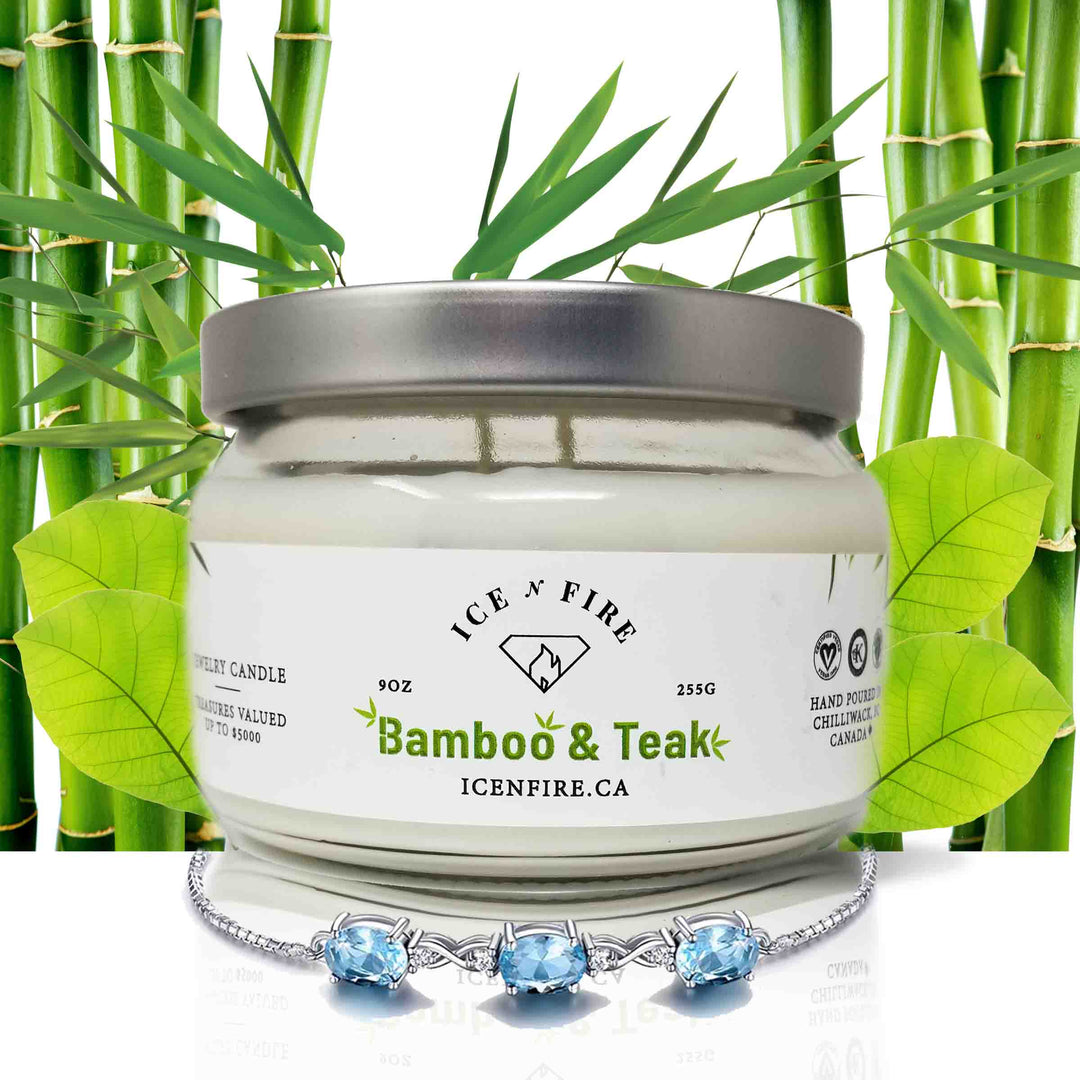 Bamboo & Teak Classic Jewelry Soy Candle