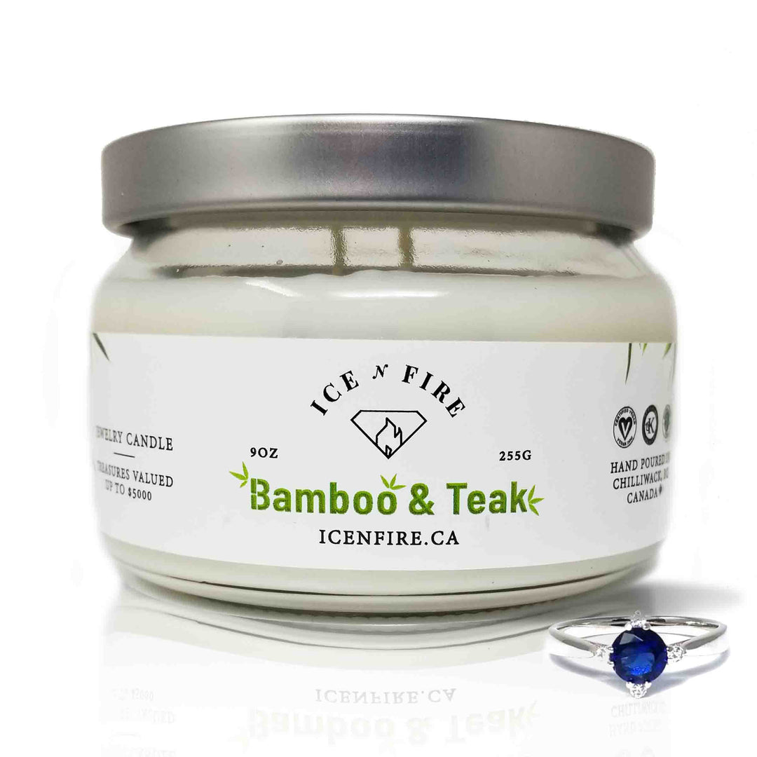 Bamboo & Teak Classic Jewelry Soy Candle