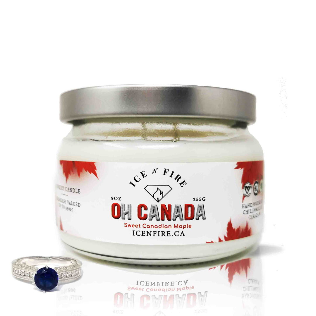 "Oh Canada" Sweet Maple Classic Jewelry Soy Candle