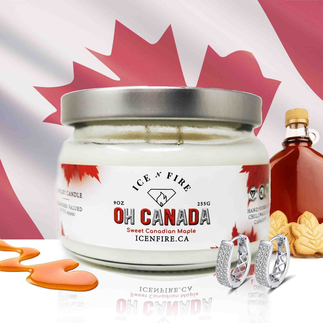 "Oh Canada" Sweet Maple Classic Jewelry Soy Candle