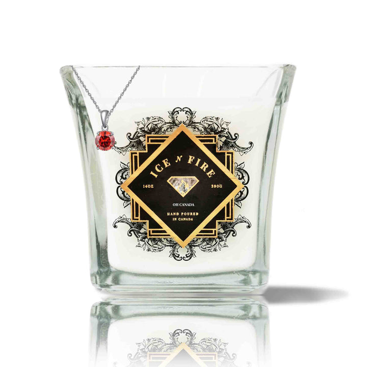 Sterling Necklace "Oh Canada" Sweet Maple Soy Candle