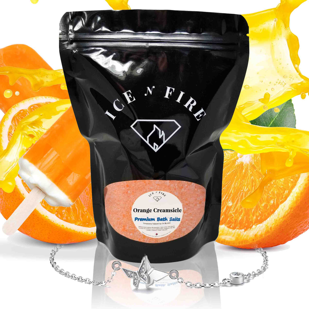 Necklace, Earring or Bracelet "Fun & Fruity" Premium Bath Salts