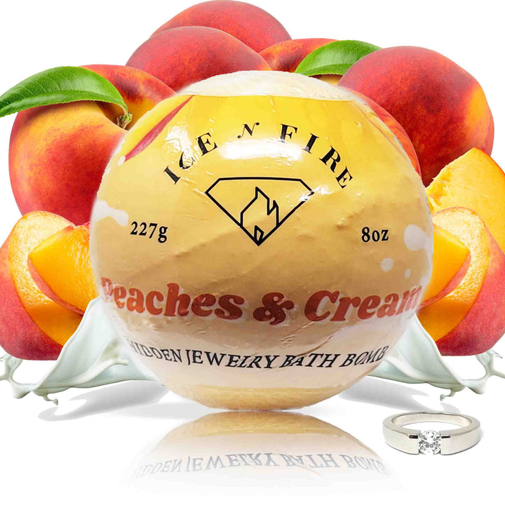 Peaches & Cream "MONDO" Jewelry Bath Bomb