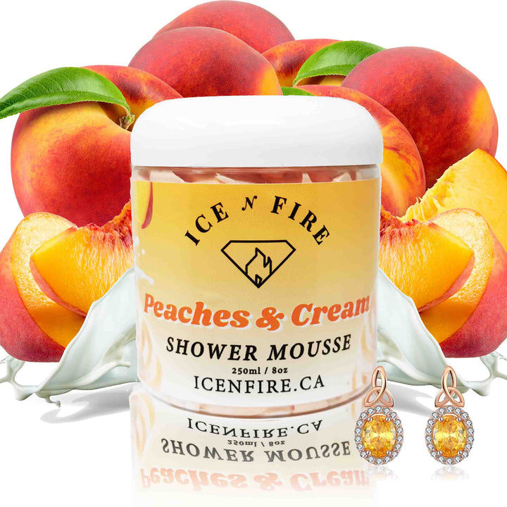 Peaches & Cream Jewelry Shower Mousse