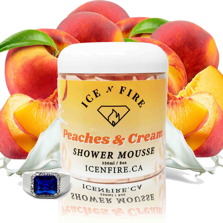 Peaches & Cream Jewelry Shower Mousse