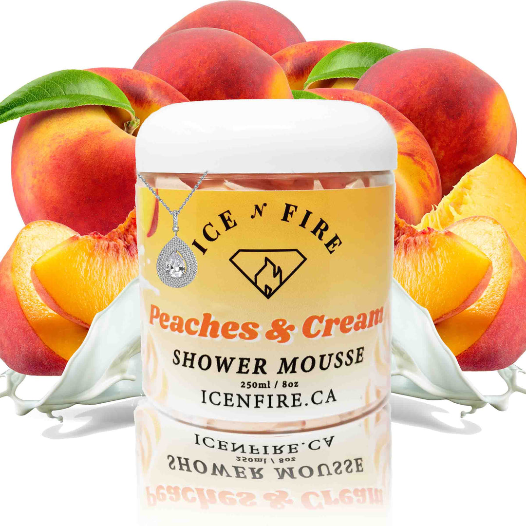 Peaches & Cream Jewelry Shower Mousse