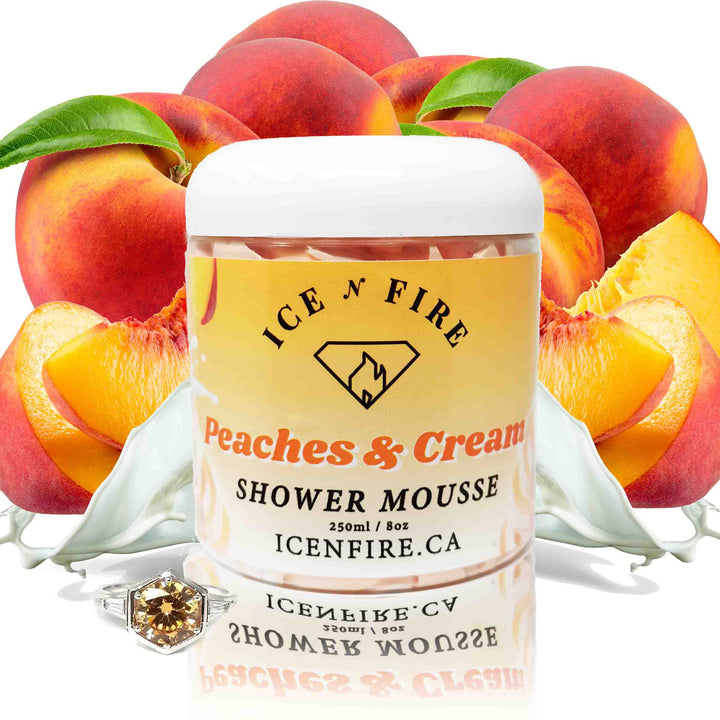 Peaches & Cream Jewelry Shower Mousse