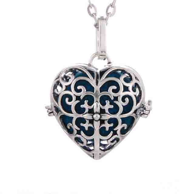 Pendant Locket Stainless Steel Clasp Essential Oil Diffuser Necklace
