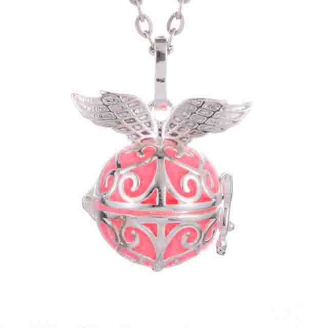 Pendant Locket Stainless Steel Clasp Essential Oil Diffuser Necklace