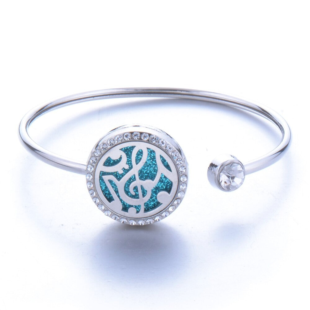 Stainless Steel Magnetic Essential Oil Diffuser Bracelet