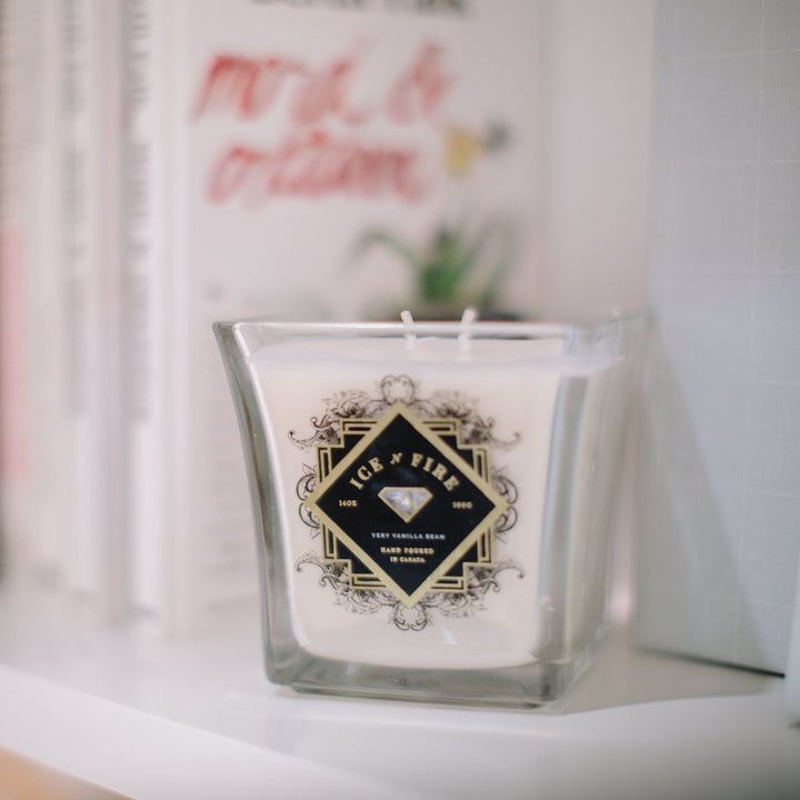 Very Vanilla Bean Sterling Ring Soy Candle