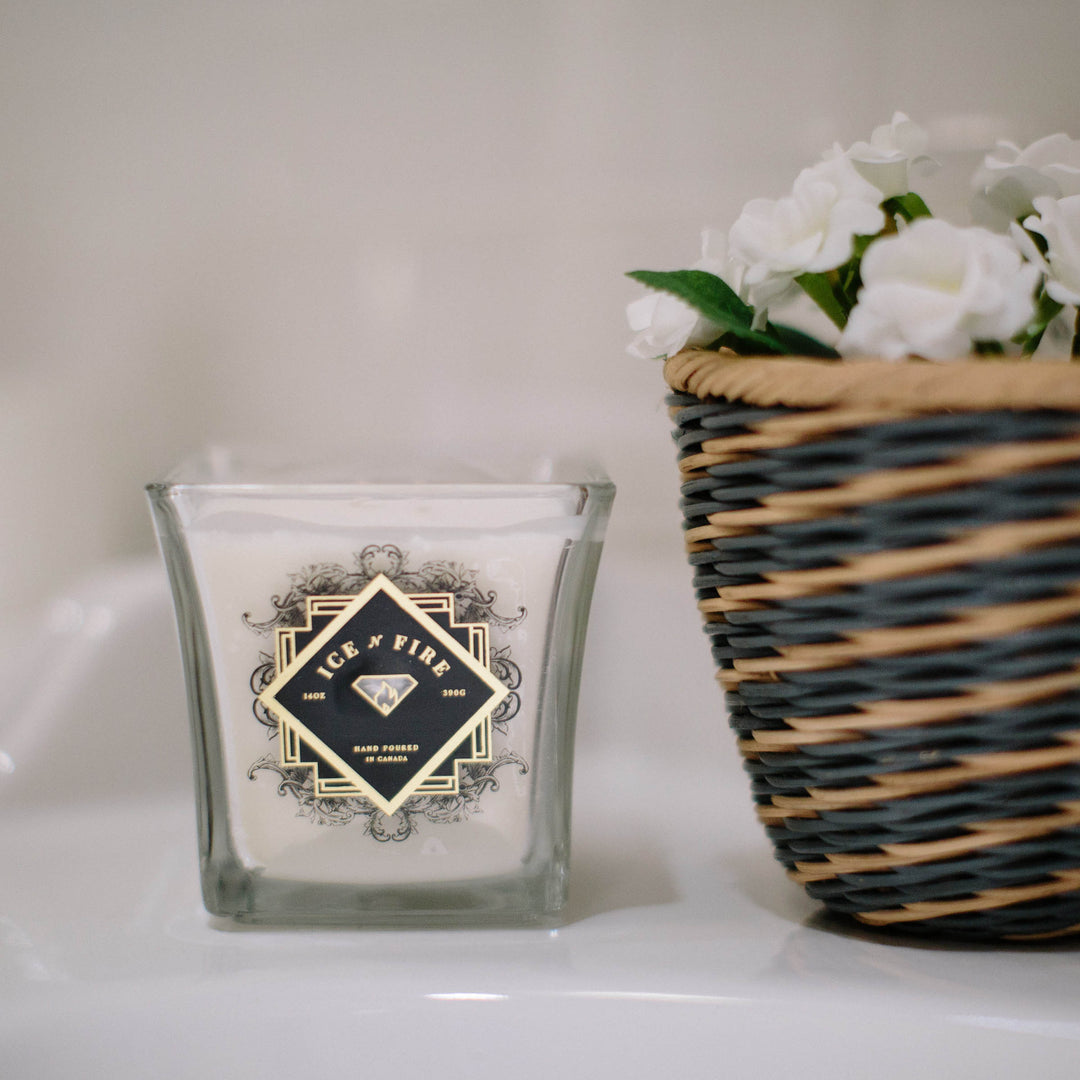 Coconut Cream Sterling Ring Soy Candle