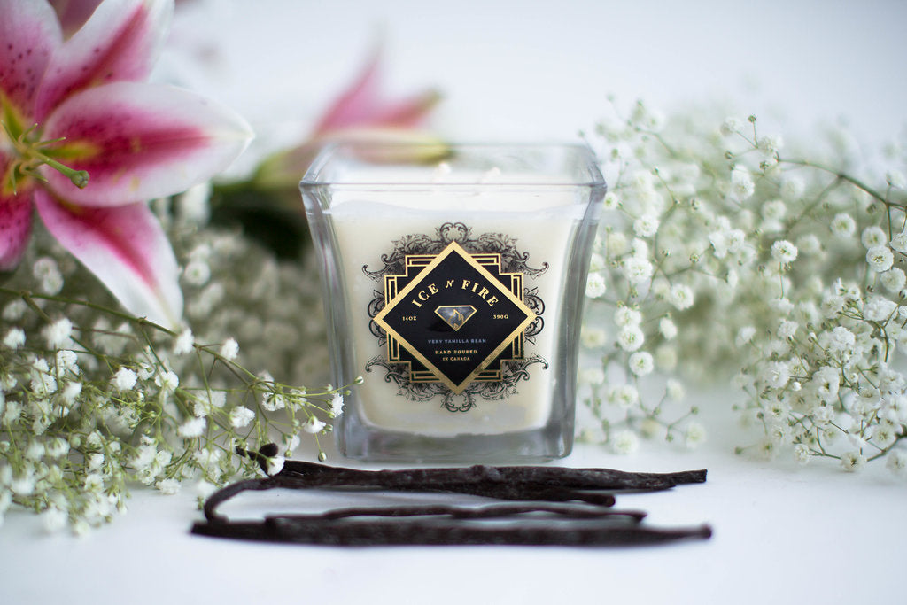 Very Vanilla Bean Sterling Ring Soy Candle