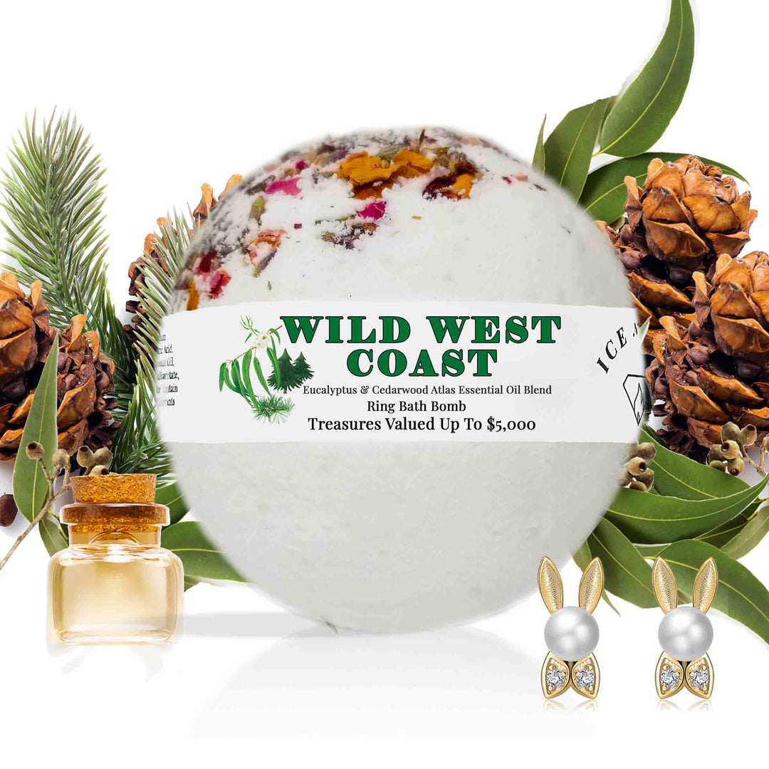 Wild West Coast "MONDO" Jewelry Bath Bomb (Essential Oil Blend)