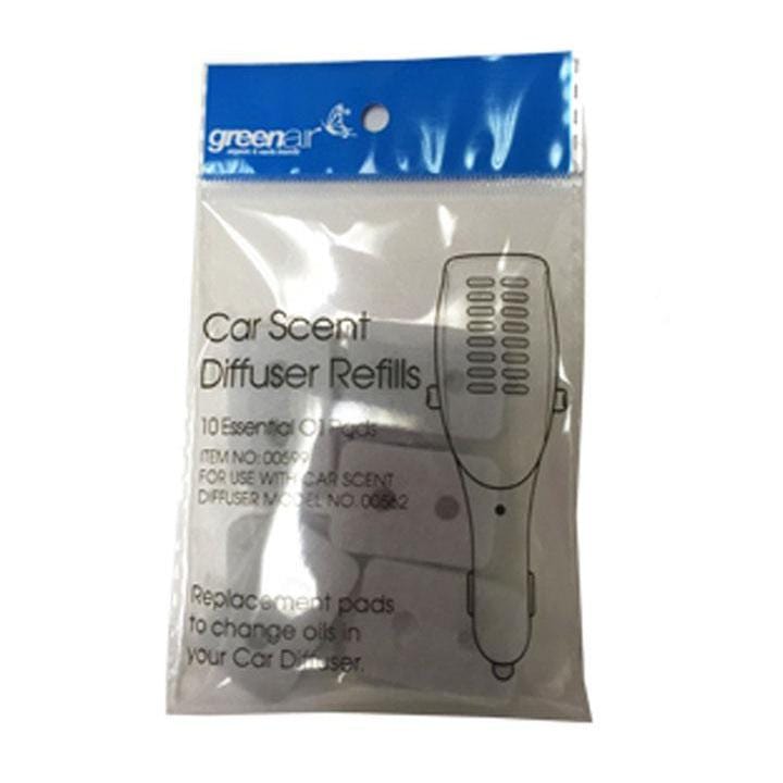 GreenAir Car Scent Refill Pads-Diffuser Refill Pads-Ice 'N' Fire